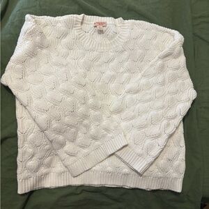 Vintage Brooks Brothers red fleece 100% knit cotton crewneck sweater